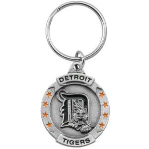  Detroit Tigers MLB Pewter Logo Keychain
