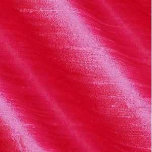   Dupioni Silk Fabric Cherry Rose By The Yard Arts, Crafts & Sewing