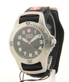   Swiss Mens Military Wenger 70974 Extreme 1 Sport Watch Black Nylon