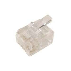  Cables Unlimited UTP 2100 RJ11 Connector (0.5 Inch, Gray 