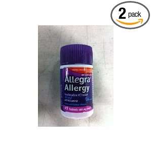  Allegra Allergy   45 Tablets (180 mg each) 2 PACK  90 