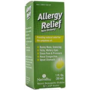  Natra Bio Allergy Relief Liquid   1 oz Health & Personal 