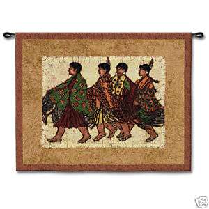 Native American Women Indian Art Wall Hanging Tapestry  