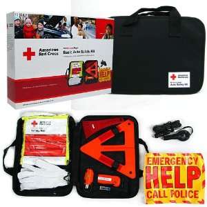 American Red Cross Basic Auto Safety Kit Automotive