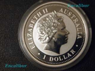 2005 Australia (Chinese) Lunar Series 1 1oz 999 Silver coins   the 