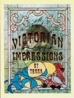 Victorian Impressions Stained Glass Pattern Book, Books  