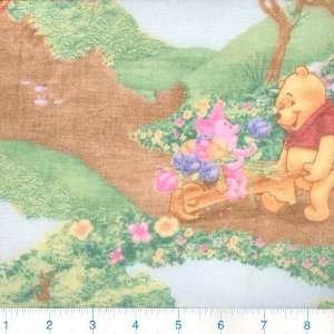  44 Wide Pooh Printed Voile Fabric By The Yard Arts 