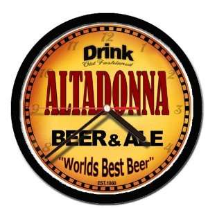  ALTADONNA beer and ale wall clock 