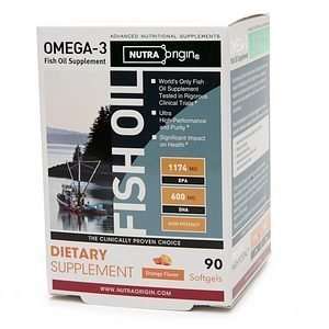  Nutra Origin, Omega 3, Fish Oil, Orange Flavor, 90 