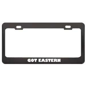 Got Eastern Hare Wallaby? Animals Pets Black Metal License Plate Frame 