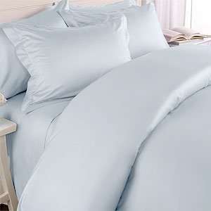  Solid Light Blue 8 PC Egyptian Cotton Down Alternative Bed 