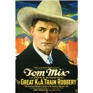 Great K & A Train Robbery (1926) 27 x 40 Movie Poster Style A  