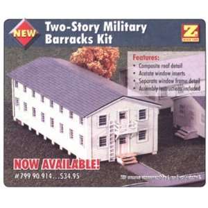   MicroTrains Z Accessory Two Story Military Barracks Kit Toys & Games