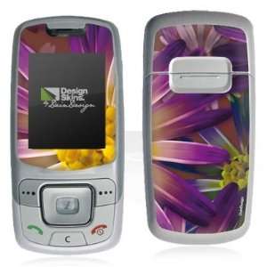  Design Skins for Samsung C300   Purple Flower Dance Design 