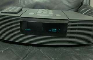 Bose Acoustic Wave Radio/CD Player w/remote Aux Input AWRC1G Black 