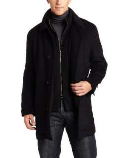  Kenneth Cole Mens Wade 3/4 Length Wool Blend Fashion Coat 