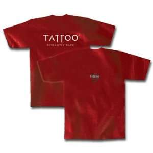  Supre Tattoo Dark Red L T Shirt Beauty