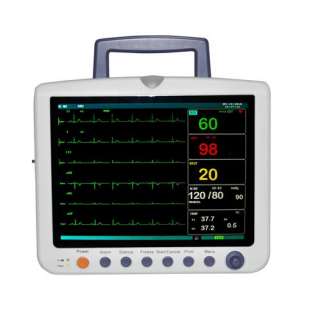 NEW 12.1 inch screen 6 parameter Patient Monitor CE approved  