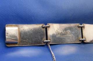   Sterling Silver Guilloche Enamel WAVE Bracelet NORWAY DAVID ANDERSEN