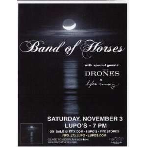  Band of Horses Lupos Providence Concert Poster MINT