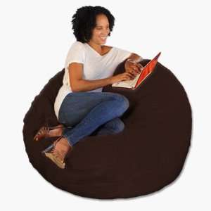  4 feet Chocolate Cozy Sac Bean Bag Chair Love Seat
