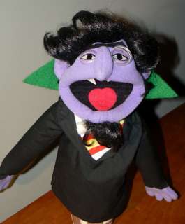 1976 Count Von Count Muppet Puppet   Rare with Questor Education 