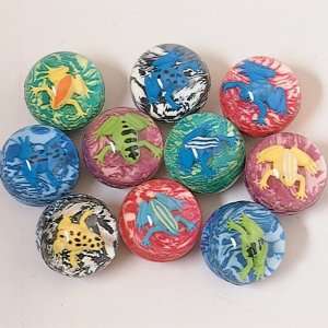  Frog Bouncing Balls (4) Party Supplies Toys & Games