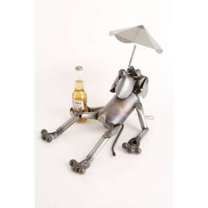    Retired Dog Recycled Scrap Metal Sculpture 