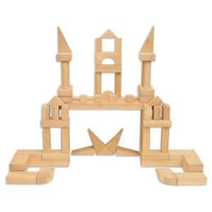  75 pc Hardwood Building Block Set by Early Childhood 