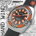 ARDATH ALL SPORTS, HAND WIND RACING WATCH, MOVEMENT FHF ST 97,VINTAGE 