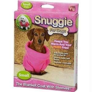  Snuggie for Dogs Pink Colored Fleece Blanket Coat with 