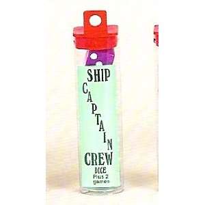  Ship Captain Crew Dice Game Toys & Games