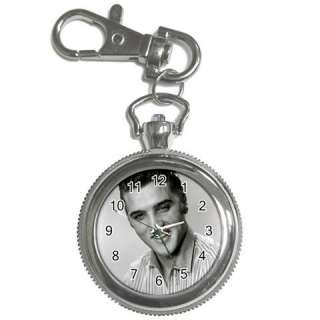 Elvis Presley 2 Key Chain Watch Pocket Round Gift  