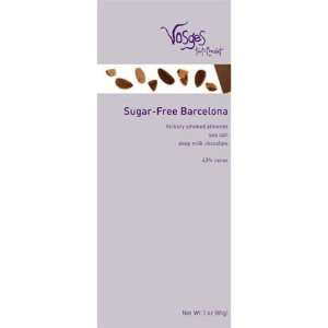 Vosges Sugar Free Barcelona Milk Chocolate Bar, 3 ounces  
