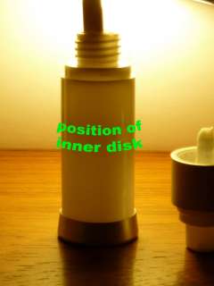 TWO 1 Oz (30 ml) Airless Bottles w/ pump & cover  