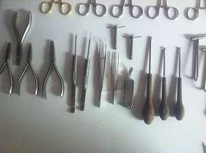 Vintage Collection of 58 surgical tools and instruments  