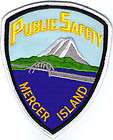 Mercer Island Washington Public Safety Police Fire Patc