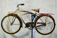 Vintage 1953 Schwinn built Admiral Meteor balloon tire bicycle bike 