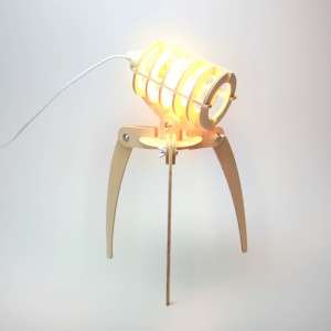 War of the Worlds   Alien Tripod Wooden Lamp (DIY)  