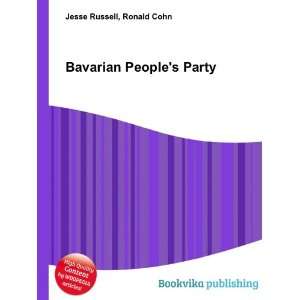  Bavarian Peoples Party Ronald Cohn Jesse Russell Books