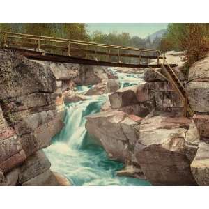   Upper Falls of the Ammonoosuc White Mountains 24 X 19 