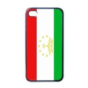 Tajikistan Flag Black Iphone 4   Iphone 4s Case