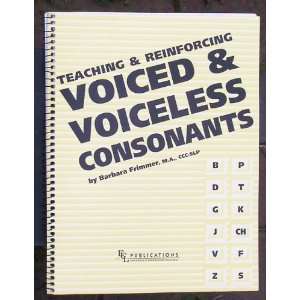   & Reinforcing Voiced & Voiceless Consonants Barbara Frimmer Books