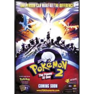  Pokemon 2000   Framed Movie Poster (Size 27 x 39)