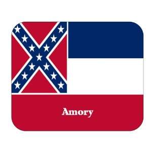  US State Flag   Amory, Mississippi (MS) Mouse Pad 