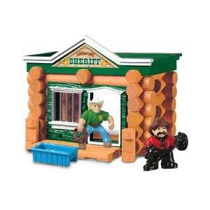  Lincoln Logs Frontier Sheriffs Office in Backpack 