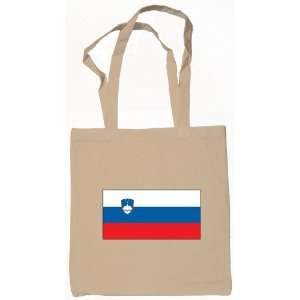  Slovenia Slovenian Flag Tote Bag Natural 