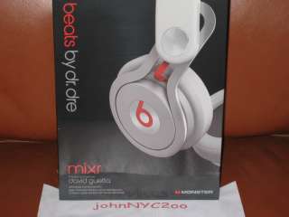 SEALED MONSTER BEATS BY DR. DRE WHITE * MIXR * DAVID GUETTA HEADPHONES 