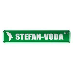   STEFAN VODA ST  STREET SIGN CITY MOLDOVA