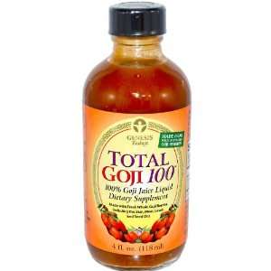  Total Goji100, 100% Goji Juice Liquid, 4 fl oz (118 ml 
